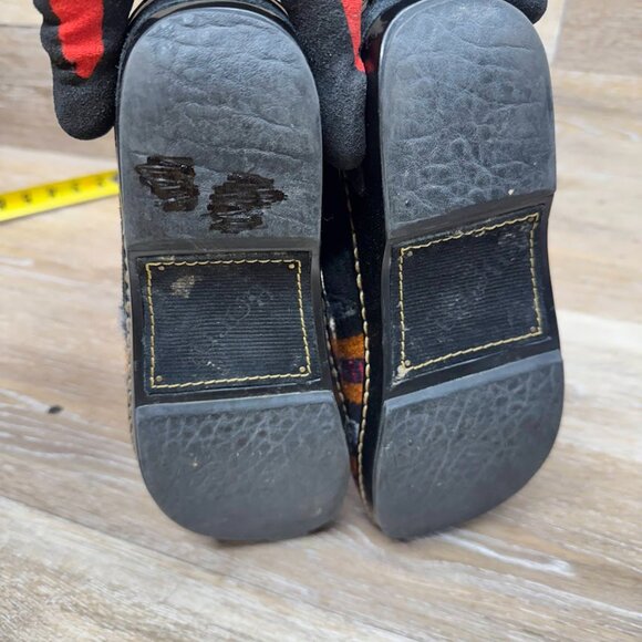 Born 6 M Kimmy Serape Wool Leather Southwest Clogs Women's Size 9 - Picture 4 of 6